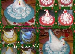Ксения 68 - Пасхальная курочка крючком 