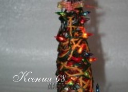 Ксения 68 - Креативная ёлка-светильник. Мастер класс