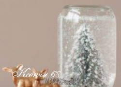 Ксения 68 - Новогодняя игрушка из банки своими руками