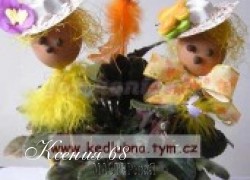 Ксения 68 - Забавные пасхальные яйца в шляпках.МК