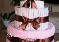 Ксения 68 - Торт из памперсов и пеленок