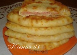 Ксения 68 - Сырные лепешки с начинкой за 15 минут