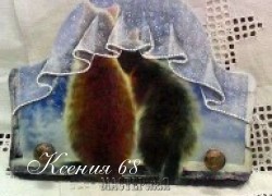 Ксения 68 - Имитация складок скатерти. МК от Татьяны Блохиной