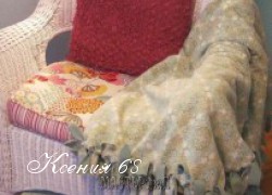 Ксения 68 - Теплый плед своими руками который не нужно шить Ксения 68 - Теплый плед своими руками который не нужно шить
