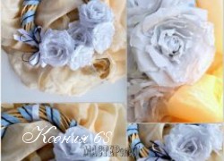 Ксения 68 - Роза из упаковочной бумаги