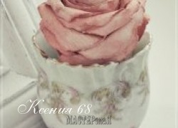 Ксения 68 - Винтажная роза из обычной бумаги