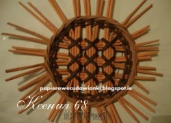Ксения 68 - Оригинальное круглое плетение (газетная лоза)