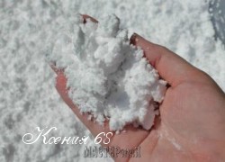 Ксения 68 - Искусственный снег своими руками