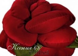 Ксения 68 - Шикарная подушка-роза