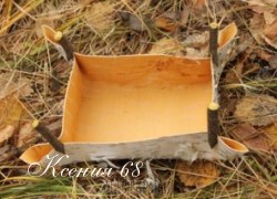 Ксения 68 - Изготовление простейшей посуды в лесу