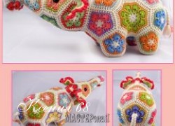 Ксения 68 - Вязаные игрушки на основе африканского цветка