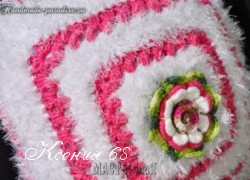 Ксения 68 - Подушка с пряжей травка