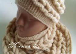Ксения 68 - Шапочка спицами