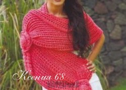 Ксения 68 - Шали и воротничок крючком. Схемы