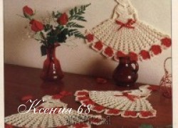 Ксения 68 - Дамы в шляпах. Вязание крючком. Схема