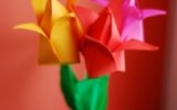 Ксения 68 - Тюльпаны в технике оригами.Подробный мастер класс