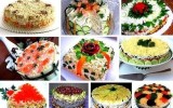 Ксения 68 - Праздничные салаты в виде тортов. 10 рецептов
