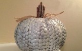 Ксения 68 - Декоративная тыква и панно из канцелярских кнопок