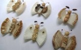 Ксения 68 - Бабочки из деревянных прищепок и фильтров для кофемашин. МК