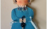 Ксения 68 - Кукла -органайзер из фетра для швеи