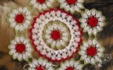 Ксения 68 - Красивая салфетка (вязание крючком)