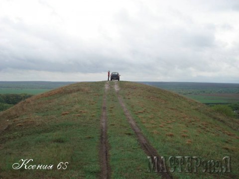 А это одна из меловых гор.