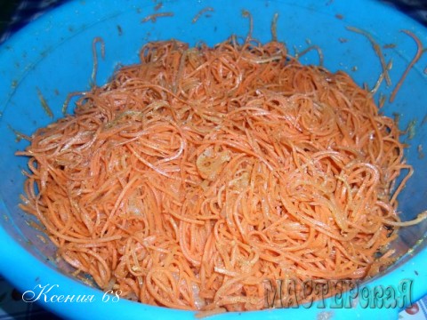 Морковь по-корейски
