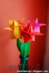 Ксения 68 - Тюльпаны в технике оригами.Подробный мастер класс