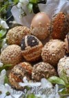 Ксения 68 - Яйца, украшенные крупой.МК