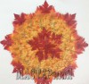 Ксения 68 - Салфетка из искусственных кленовых листьев