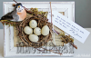 Ксения 68 - Панно с птичкой и гнездом из виноградных усиков. МК