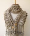 Ксения 68 - Шикарный шарф (вязание спицами)