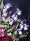 Ксения 68 - Вышиваем цветы лентами. МК от Susana Mustafa