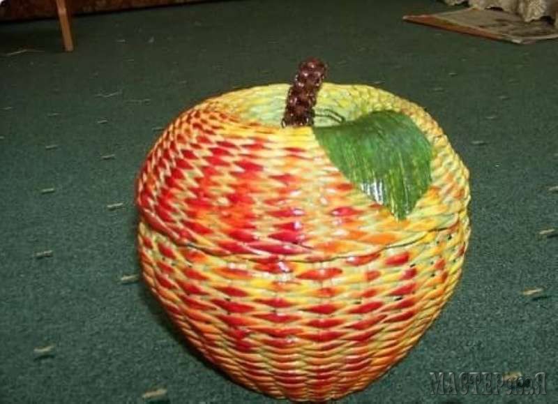Корзинка яблок своими руками Корзинка яблок своими руками